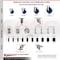 Service Caster 5 Inch 316SS Solid Poly Swivel 1-7/8 Inch Expanding Stem Caster Set Brake SCC SCC-SS316EX20S514-SPUS-TLB-178-4 - alternate 3